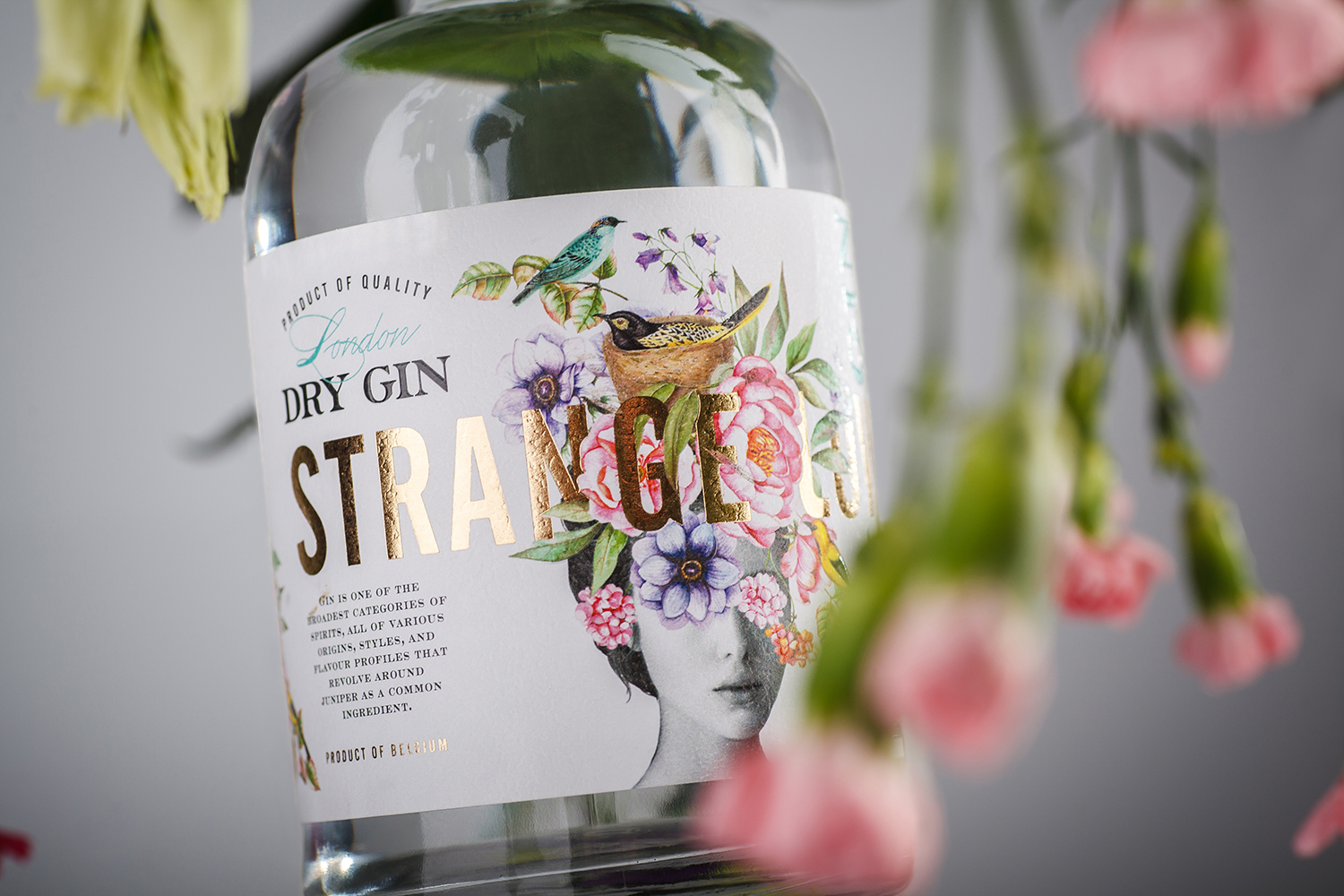 Strange Luve Dry Gin Label Design World Brand Design Society